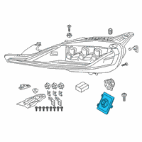 OEM 2021 Toyota GR Supra Control Module Diagram - 85967-WAA01