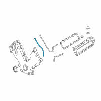 OEM Lincoln Front Cover Gasket Diagram - 3L3Z-6020-FA