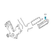 OEM Ford Mustang Oil Inlet Tube Diagram - 3L3Z-6763-DA