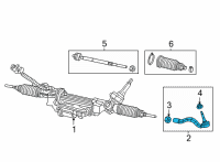 OEM Jeep Grand Cherokee L OUTER END Diagram - 68543865AA