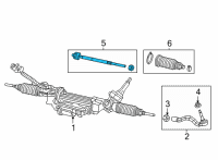 OEM Jeep Grand Cherokee L INNER END Diagram - 68543859AA