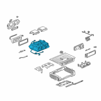 OEM 2002 Honda Insight Sub-Assy., Battery Box Diagram - 1D010-PHM-003