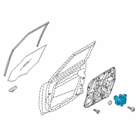 OEM 2020 Kia Soul Motor Assembly-Front Pow Diagram - 82450K0010