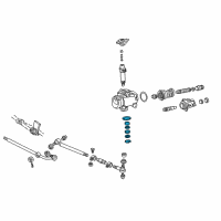 OEM 1996 Ford Bronco Cover Seal Kit Diagram - F4UZ-3E501-B