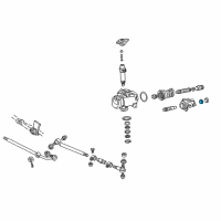 OEM Ford Taurus Upper Bearings Diagram - D8AZ-3D525-A