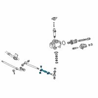OEM 1984 Ford Bronco Adjust Tube Diagram - E7TZ-3281-C