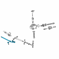 OEM 2000 Ford E-250 Econoline Center Link Diagram - 6C2Z-3304-D