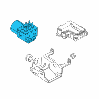 OEM Chevrolet Silverado 1500 HD Classic Brake Pressure Modulator Valve Assembly Diagram - 89027173