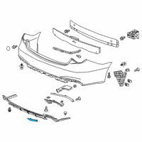 OEM 2013 Honda Civic Reflector Assy., R. RR. Diagram - 33505-TR0-A51