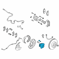 OEM Nissan Rogue Sport Hub Assembly-Rear Axle Diagram - 43202-4BA0A