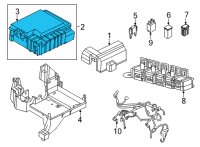 OEM 2021 Ford F-150 PANEL ASY - FUSE JUNCTION Diagram - ML3Z-14A068-E