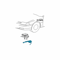 OEM 2003 Ford Mustang Actuator Assembly Diagram - F8ZZ-9A825-AC