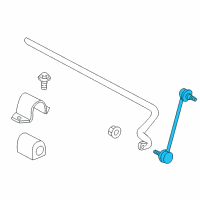 OEM 2000 Saturn LW2 Sway Bar Link Diagram - 21018792