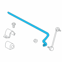 OEM Saturn LW200 Shaft Asm, Front Stabilizer Diagram - 21018791