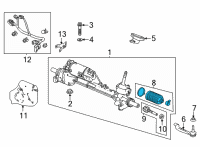 OEM 2022 Acura MDX DUST SEAL SET Diagram - 53429-TGV-A01