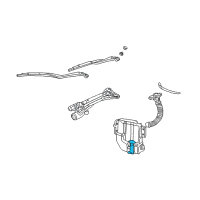 OEM 2001 Chrysler Concorde Pump-Washer, Windshield Diagram - 5015938AA