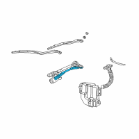OEM 2002 Dodge Intrepid Link W/S-Drive WIPER Diagram - 5011200AA