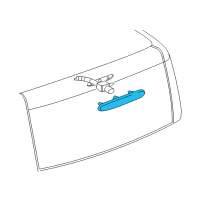 OEM 2005 Chevrolet SSR Lamp Asm-High Mount Stop Diagram - 15133728
