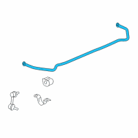 OEM Cadillac SRX Shaft-Rear Stabilizer Diagram - 25768322