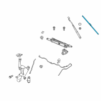 OEM 2013 Ford Fiesta Front Blade Diagram - BE8Z-17528-A