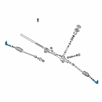 OEM 2018 Hyundai Ioniq End Assembly-Tie Rod, RH Diagram - 56825-K4090
