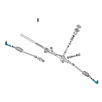 OEM 2019 Hyundai Veloster End Assembly-Tie Rod, RH Diagram - 56825-K4090