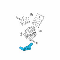 OEM 2005 Dodge Neon Bracket-Alternator Diagram - 4668445AA