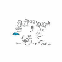 OEM Hummer H3T Pad-Driver Seat Cushion Diagram - 10388140