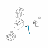 OEM 2013 Nissan Titan Cable Assy-Battery Earth Diagram - 24080-ZR00A