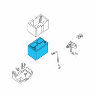 OEM 2006 Nissan Titan Battery Diagram - 24410-8S100
