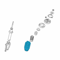 OEM Kia Amanti Front Coil Spring Diagram - 546503F601DS