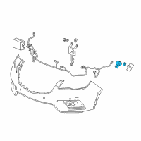 OEM Buick Park Sensor Diagram - 23463825