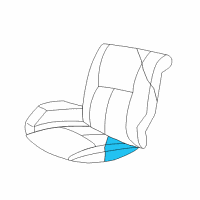 OEM Chrysler Concorde Seat Cushion Pad Diagram - SR921AZAA