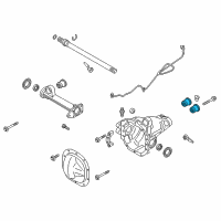 OEM Ford F-150 Differential Mount Bushing Diagram - NL3ZZ3A443A