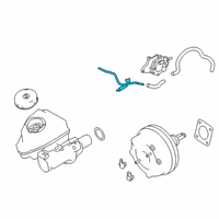 OEM 2020 Nissan Altima Tube-Booster To Tank Diagram - 47401-6CB0A