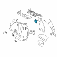 OEM 2014 BMW 535i GT Handle, Cover, Power Distribution Box Diagram - 51-47-7-265-244