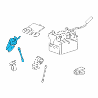 OEM Cadillac Rear Sensor Diagram - 15128648