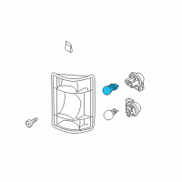 OEM 1995 Ford E-250 Econoline Taillamp Bulb Diagram - F5DZ-13466-C