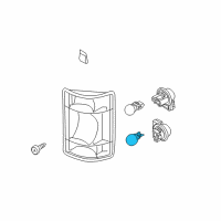 OEM 2012 Ford E-150 Corner Lamp Bulb Diagram - F5DZ-13466-B