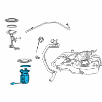 OEM Jeep Module-Fuel Pump/Level Unit Diagram - 5183202AE