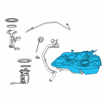 OEM 2017 Jeep Patriot Fuel Tank Diagram - 68104392AD