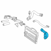 OEM 1999 BMW 740i Water Hose Diagram - 11-53-7-505-228