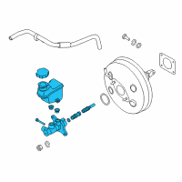 OEM 2016 Kia Cadenza Cylinder Assembly-Brake Diagram - 585103R800