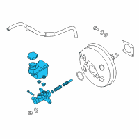 OEM 2017 Kia Cadenza Cylinder Assembly-Brake Diagram - 58510D4070