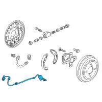 OEM Honda Fit Sensor Assembly, Rear Diagram - 57475-T5R-033