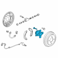 OEM 2015 Honda Fit Bearing Assembly, Rear Hub Unit Diagram - 42200-T5B-951