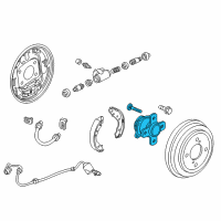 OEM 2017 Honda Fit Bearing Assembly, Rear Hub Unit Diagram - 42200-T5B-951