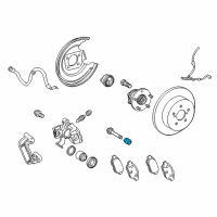 OEM Scion Caliper Insulator Diagram - 47875-12150