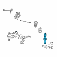 OEM 2001 Lincoln LS Strut Diagram - 5U2Z-18V125-VA