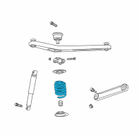 OEM 2003 Jeep Liberty Spring-Suspension Diagram - 52088697AC